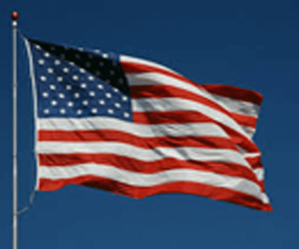 5ft x 9.6ft  2-Ply Polyester American Flag