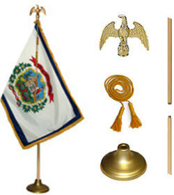 West Virginia State Flag Set
