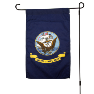 Navy Garden Flags