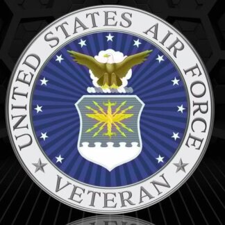 Veteran Air Force Lapel Pin with Eagle