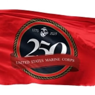 America's 250th Anniversary Printed Marine Corps Flags