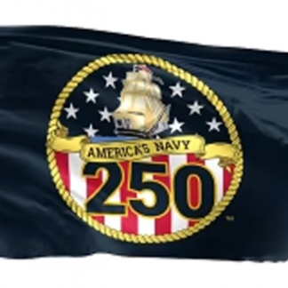 America's 250th Anniversary Printed Navy Flag