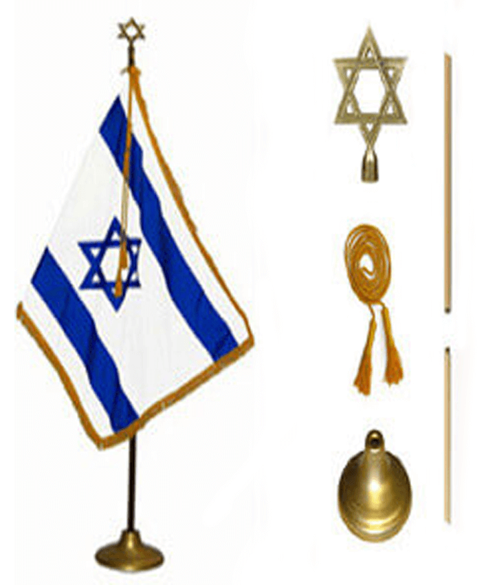 Indoor Israel Flag Sets