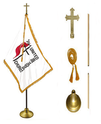 Indoor United Methodist Flag Sets